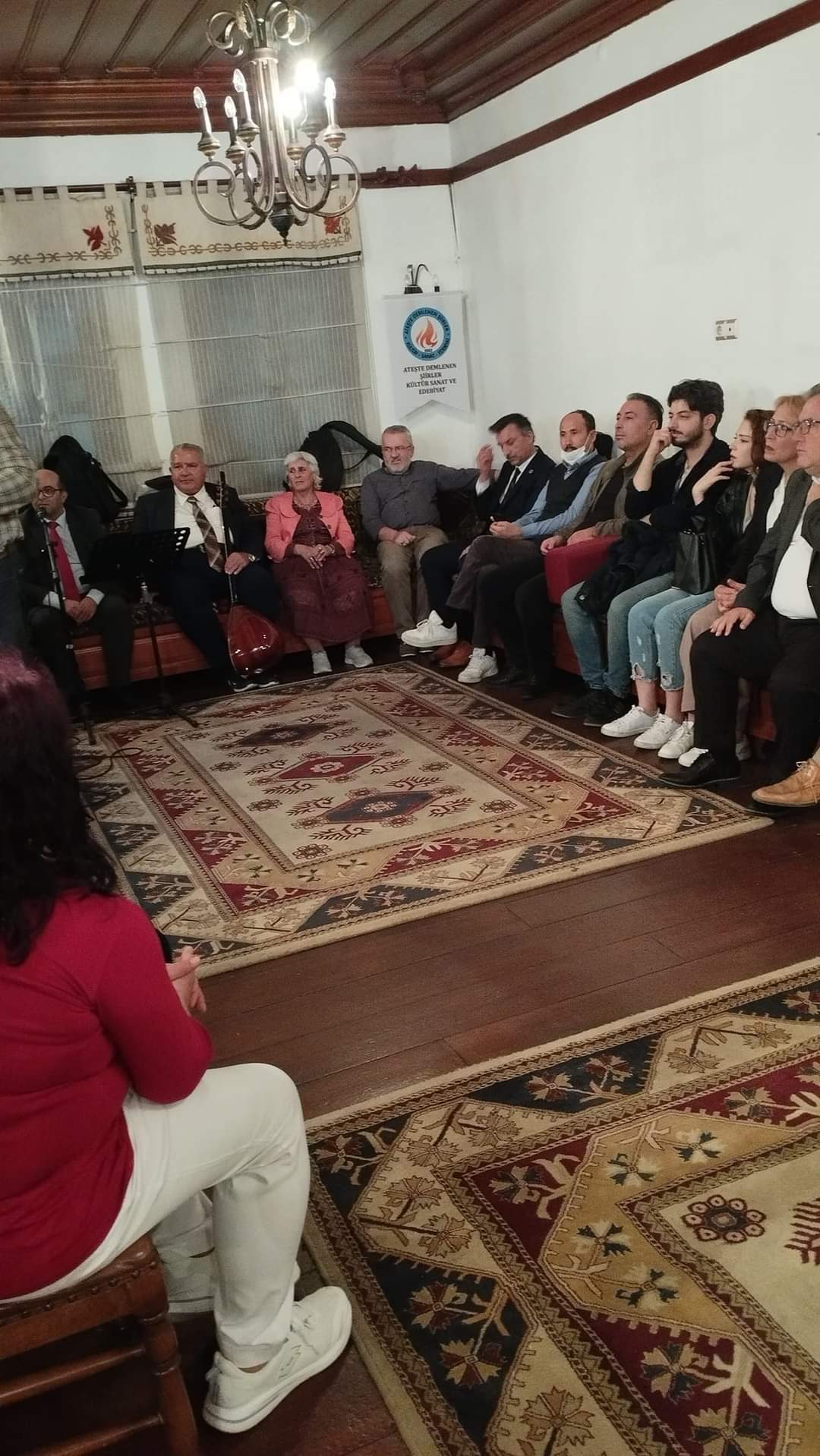 Ankara'da, Ateşte Demlenen Şiirler, Şiir Gecesinde Truva Edebiyat Dergisi olarak Bulunduk