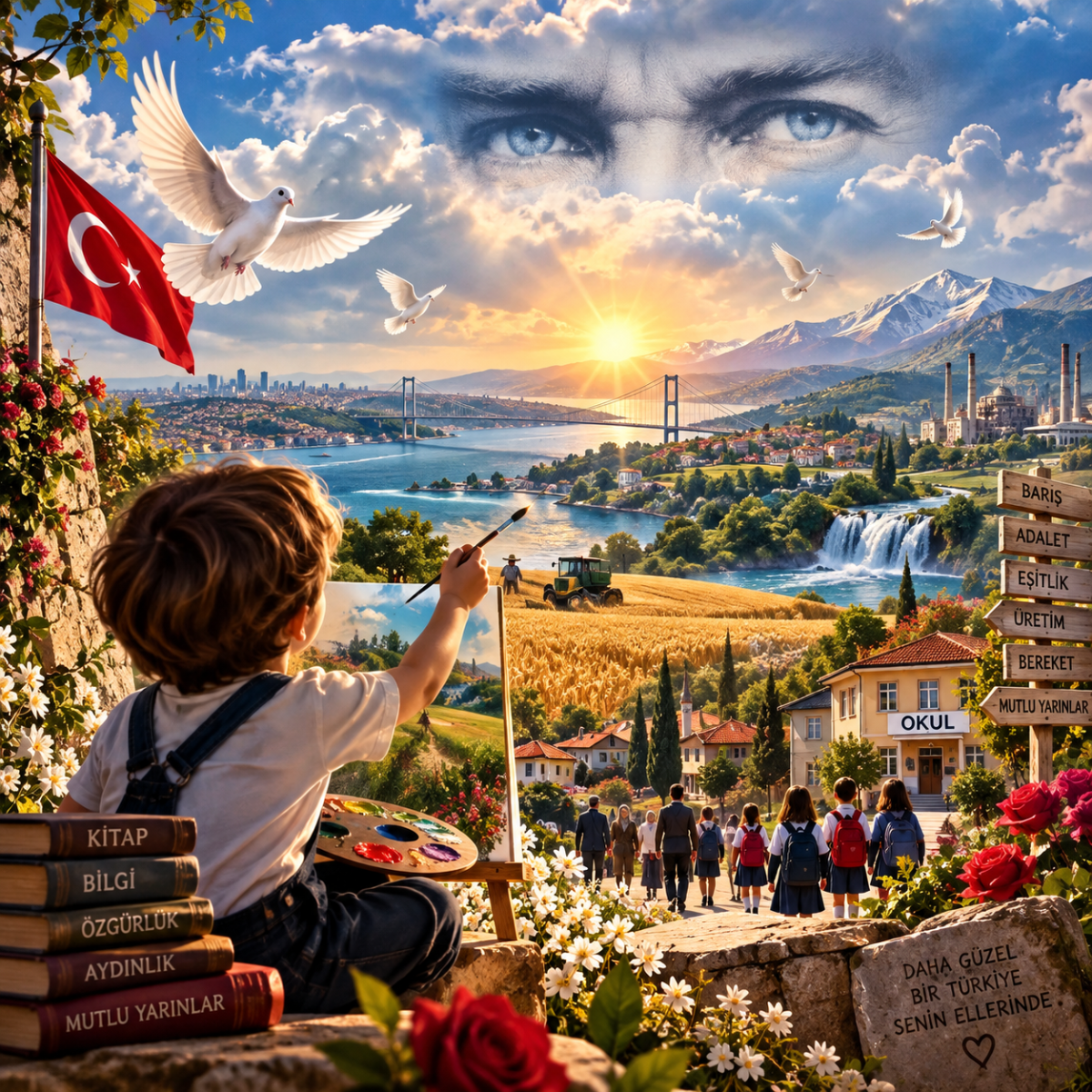 Bir Resim Çiz Güzel Çocuk / Bilgi Şakar