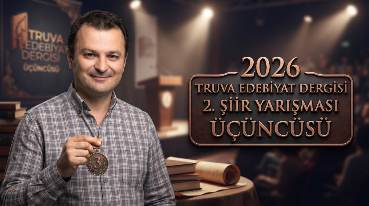 Truva Edebiyat Dergisi 2. Şiir Yarışması Üçüncüsü: Ali Akseki / Truva Edebiyat Dergisi