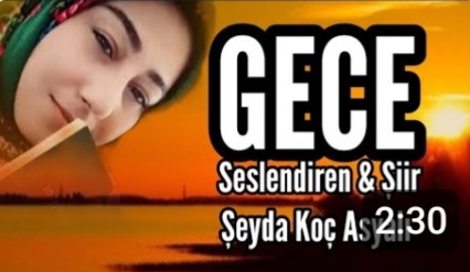 GECE - Seslendiren & Şiir: Şeyda Koç Asyalı - Müzik: Mustafa Kabak
